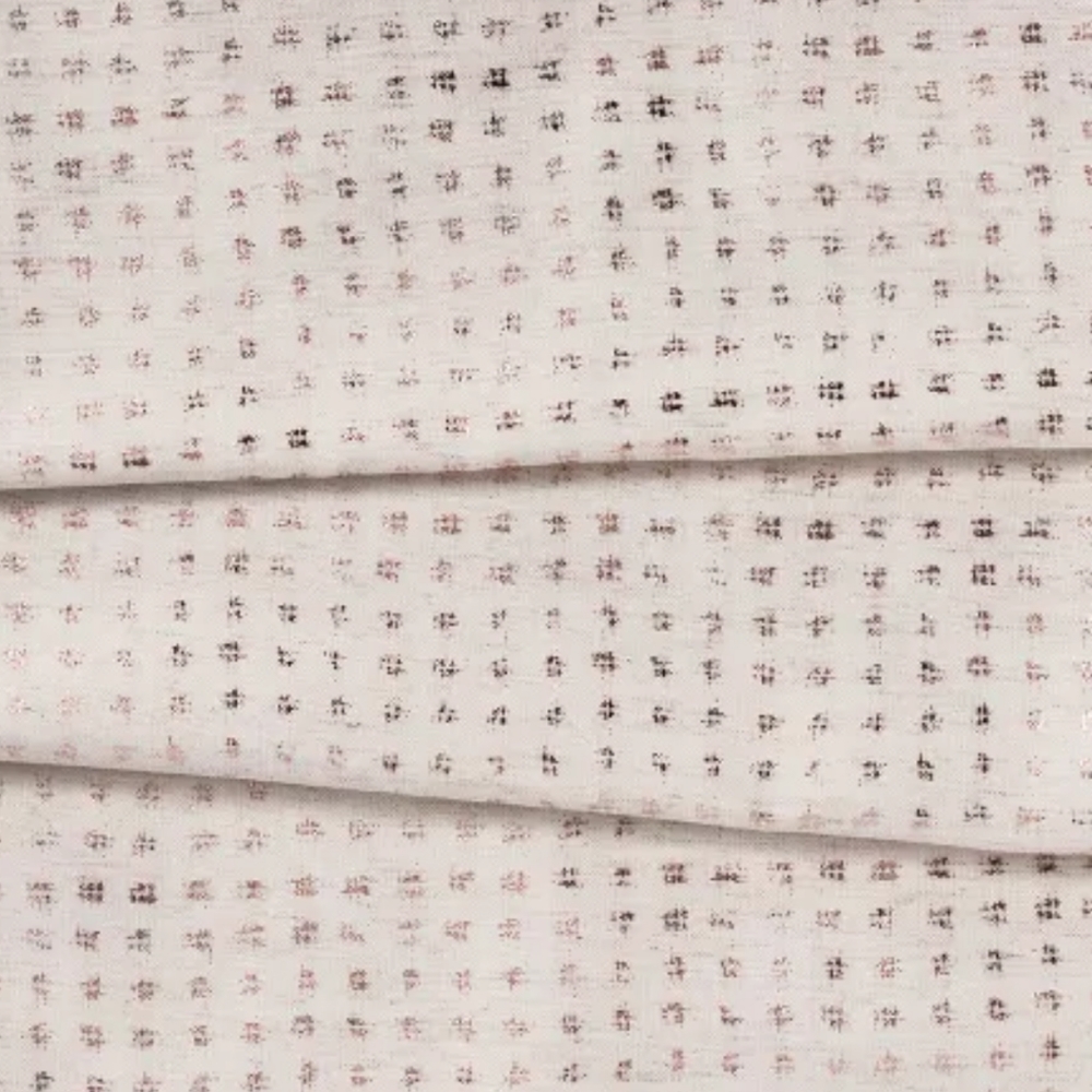 Rose-gold Hatch Table Runner